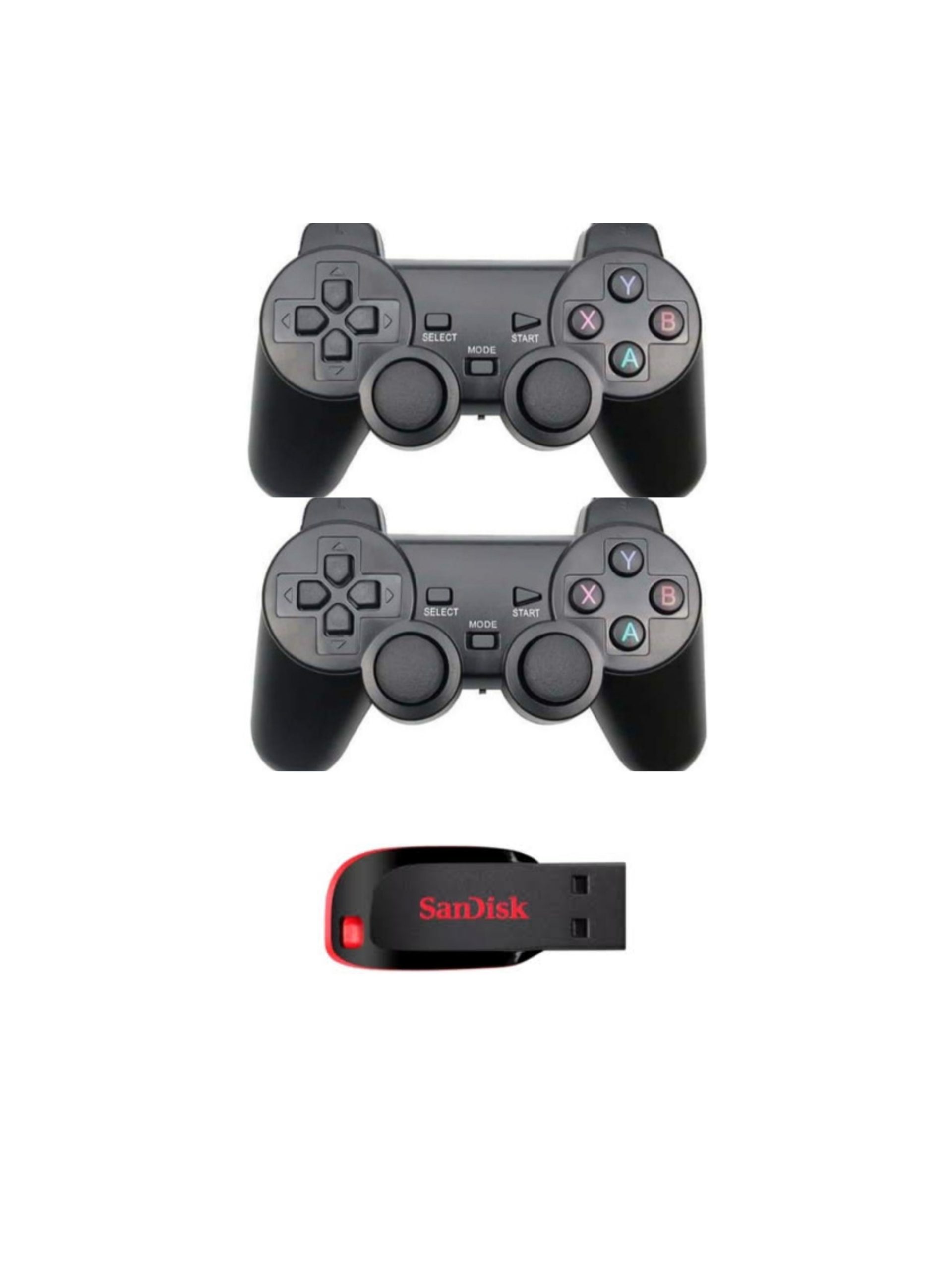 Pendrive 32gb Multiarcade para PC Y Mac, 6 mil juegos + 2 joysticks USB